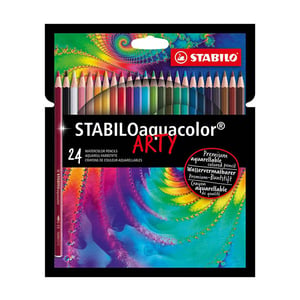 Afbeelding van Stabilo Aquacolor ARTY aquarel kleurpotlodenset | 24 stuks