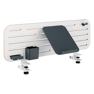 Afbeelding van Leitz 65490000 Ergo bureau ophangbord | met laptophouder | 80 x 25 cm | wit