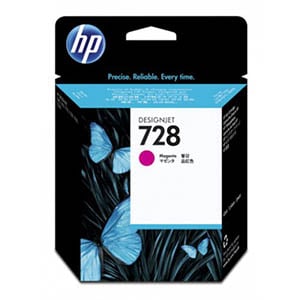 Afbeelding van HP F9J62A nr. 728 inktcartridge magenta (origineel)