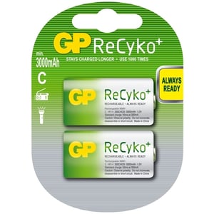 Afbeelding van GP 3000 ReCyko+ batterij C | LR14 | 2 stuks