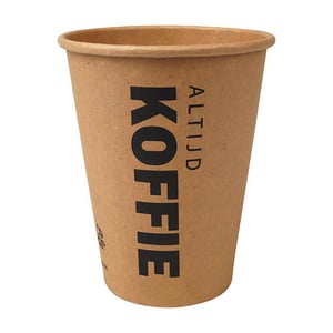 Afbeelding van Altijd koffie bekers | karton | 300 ml | 50 stuks