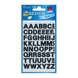 Afbeelding van Avery Zweckform 3780 etiketten | A-Z | zwart | 52 etiketten