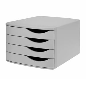 Afbeelding van Jalema Re-solution ladeblok | polystyreen | grijs | 4 laden