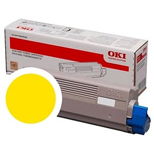 Afbeelding van OKI 46861305 toner cartridge geel hoge capaciteit (origineel)