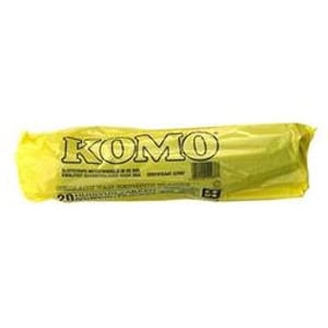 Afbeelding van KOMO vuilniszakken | met sluitstrip | 60 liter | 20 stuks