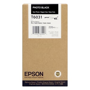Afbeelding van Epson T6031 inktcartridge foto zwart hoge capaciteit (origineel)