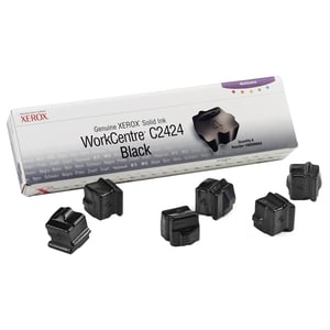 Afbeelding van Xerox 108R00664 solid inkt zwart 6 stuks (origineel)