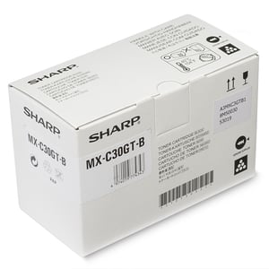 Afbeelding van Sharp MX-C30GTB toner cartridge zwart (origineel)