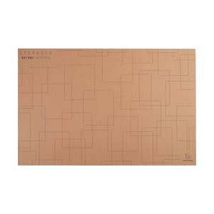 Afbeelding van Exacompta 60147D Eterneco bureauonderlegger | karton | bruin | 58,5 x 38,5 cm