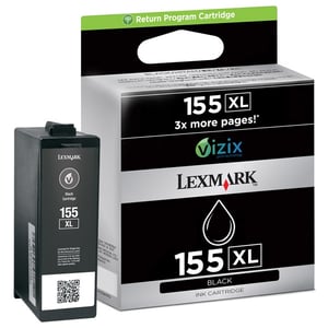 Afbeelding van Lexmark 14N1619E nr. 155XL inktcartridge zwart hoge capaciteit (origineel)
