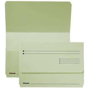 Afbeelding van Esselte pocket-file dossiermap | karton | groen | 25 stuks