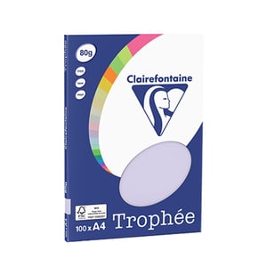 Afbeelding van Clairefontaine papier | lila | A4 | 80 gr. | 100 vel