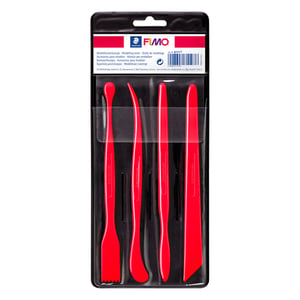 Afbeelding van Fimo 8711 boetseergereedschap set 1 | kunststof | rood