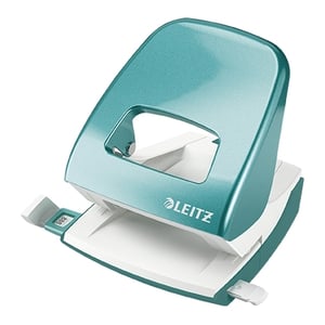 Afbeelding van Leitz 5008 NeXXt WOW perforator | metaal | ijsblauw-metallic | 2-gaats | tot 30 vel