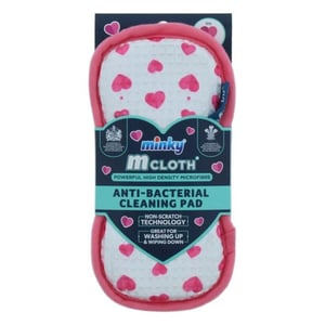 Afbeelding van Minky Hearts schoonmaakpad | M-Cloth | Anti-bacterieel