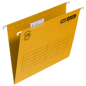 Afbeelding van Elba 100331097 Verticfile Ultimate hangmappen | A4 | V-bodem | geel | 25 stuks