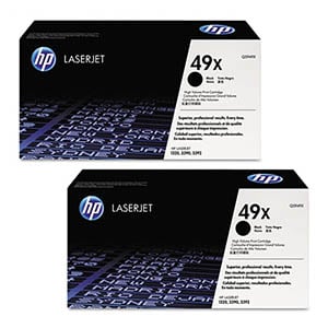 Afbeelding van HP 49XD (Q5949XD) toner cartridge zwart hoge capaciteit 2 stuks (origineel)
