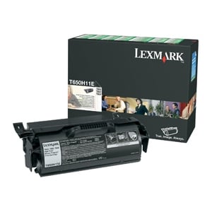 Afbeelding van Lexmark T650H11E toner cartridge zwart hoge capaciteit (origineel)