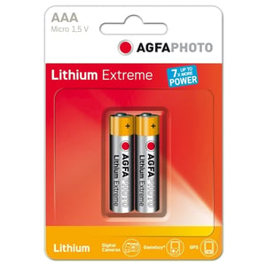 Afbeelding van Agfaphoto batterij Micro AAA | extreme lithium | 2 stuks