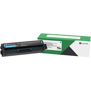 Afbeelding van Lexmark C332HC0 toner cartridge cyaan hoge capaciteit (origineel)