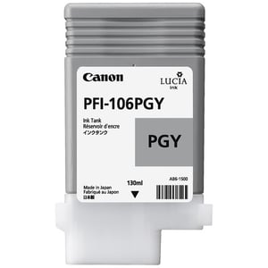 Afbeelding van Canon PFI-106PGY inktcartridge foto grijs (origineel)