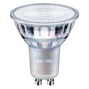 Afbeelding van Philips GU10 master LED-spot | DIMBAAR | 3.7W (35W) | warm wit | glas