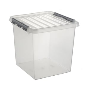 Afbeelding van Sunware Q-line opbergdoos | transparant | 38 liter