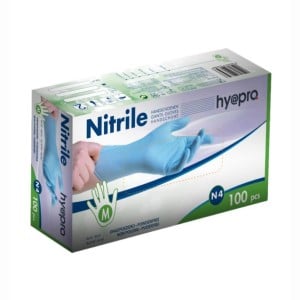 Afbeelding van Nitril handschoenen maat M poedervrij | blauw | 100 stuks