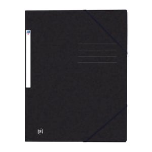 Afbeelding van Oxford 400116306 Top File+ elastomap | A4 | karton | zwart | 200 vel