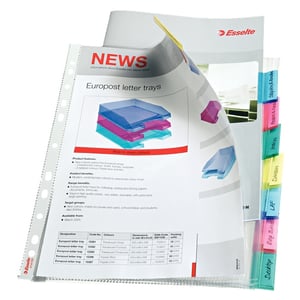 Afbeelding van Esselte premium index showtas | 8 tabs