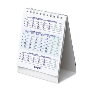 Afbeelding van Brepols bureaukalender staand | 10,5 x 13 cm | 4-talig | 2027