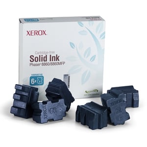 Afbeelding van Xerox 108R00746 solid inkt cyaan 6 stuks (origineel)