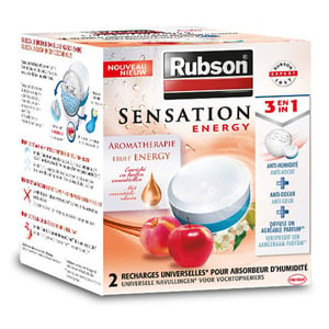 Afbeelding van Rubson Sensation vochtopnemer navullingen | fruit | 2 x 300 gram