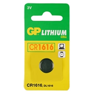 Afbeelding van GP knoopcel batterij CR1616 | lithium | 1 stuk