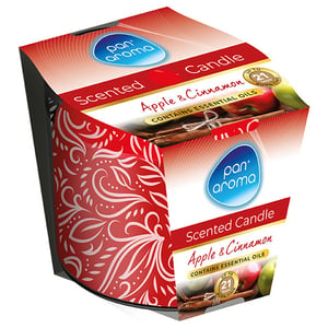 Afbeelding van Pan Aroma Geurkaars | Apple & Cinnamon | 250 gram