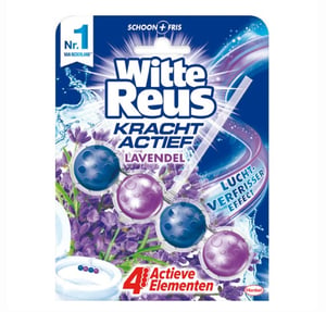 Afbeelding van Witte Reus toiletblok | Actief Boost Lavendel | 50 gram
