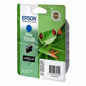 Afbeelding van Epson T0549 inktcartridge blauw (origineel)