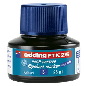 Afbeelding van Edding FTK 25 navulling | flipchart marker | blauw | 25ml