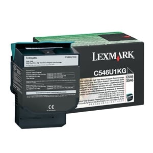 Afbeelding van Lexmark C546U1KG toner cartridge zwart extra hoge capaciteit (origineel)