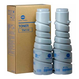 Afbeelding van Konica Minolta TN-114 (8937-784) toner cartridge zwart 2 stuks (origineel)