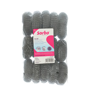 Afbeelding van Sorbo Panspons | metaal | 23 gram | 15 stuks
