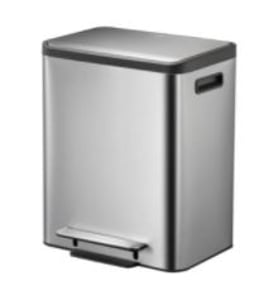 Afbeelding van EKO EcoCasa vuilnisbak | RVS | mat RVS | 30 liter