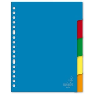 Afbeelding van Kangaro A505M A5 tabbladen | kunststof | 5 tabs | 17-gaats