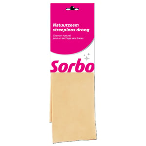 Afbeelding van Sorbo Natuurzeem | streeploos | 35 x 52 cm
