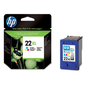 Afbeelding van HP C9352C nr. 22XL inktcartridge kleur hoge capaciteit (origineel)