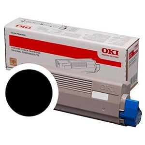 Afbeelding van OKI 46861308 toner cartridge zwart hoge capaciteit (origineel)