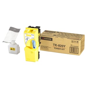 Afbeelding van Kyocera TK-820Y toner cartridge geel (origineel)