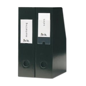 Afbeelding van 3L T10335 zelfklevende etikethouders | met insteekkaarten | polypropyleen | 55 x 102 mm | 6 stuks