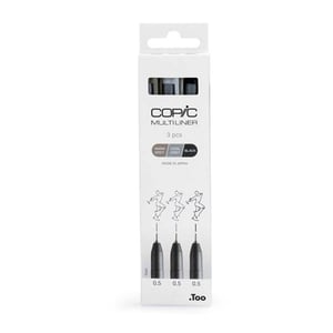 Afbeelding van Copic Multiliner finelinerset meerkleurig 0,5 mm 3 stuks