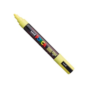 Afbeelding van POSCA PC-5M verfmarker | zonnegeel | ronde punt | 1,8 - 2,5 mm